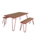 Novogratz Outdoor Dining Red 88192RNOEUK 1,524 (W) x 889 (D) x 711.2 (H) mm