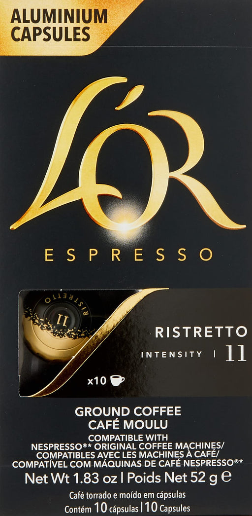 L'OR Espresso Ristretto Coffee Capsules Pack of 10