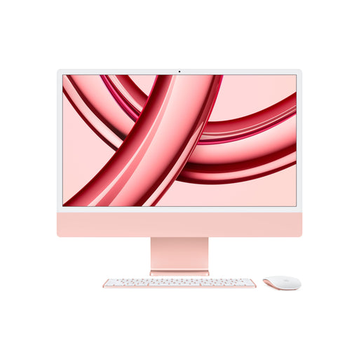 All-in-one 24-inch iMac with Retina 4.5K display - M3 chip with 8 core CPU and 10¿core GPU - 8GB RAM - 256GB SSD - Pink - Z19M