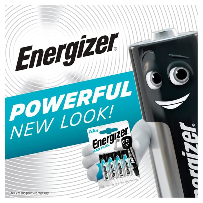 Energizer Alkaline Batteries Max Plus AA LR6 2550 mAh 1.5V Pack of 12