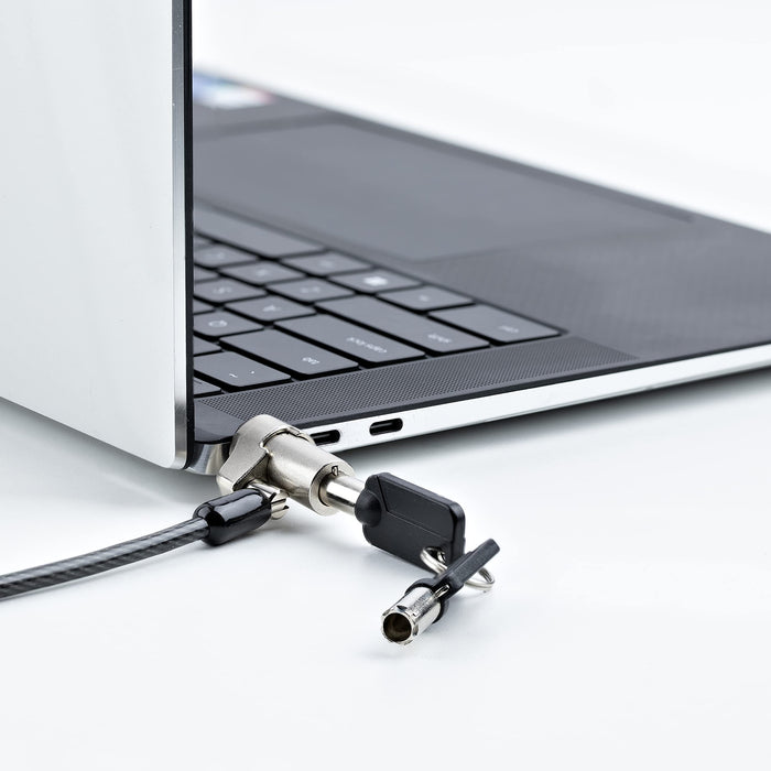 StarTech.com 2m Laptop Cable Lock Compatible With Noble Wedge