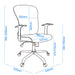 Alphason Home Office Chairs AOC8141BLU Blue