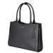 SOCHA Laptop Bag Diamond 15.6 Inch Leather Black 44 x 13 x 31 cm