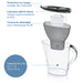 BRITA Marella 1051121 Water Filter Jug 2.4 L Graphite including MAXTRA PRO All-in-1 cartridge