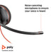 Poly Blackwire C3215 USB-A Mono Wired Headset