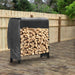 NEO Log Holder Outdoor Rack Metal 120cm