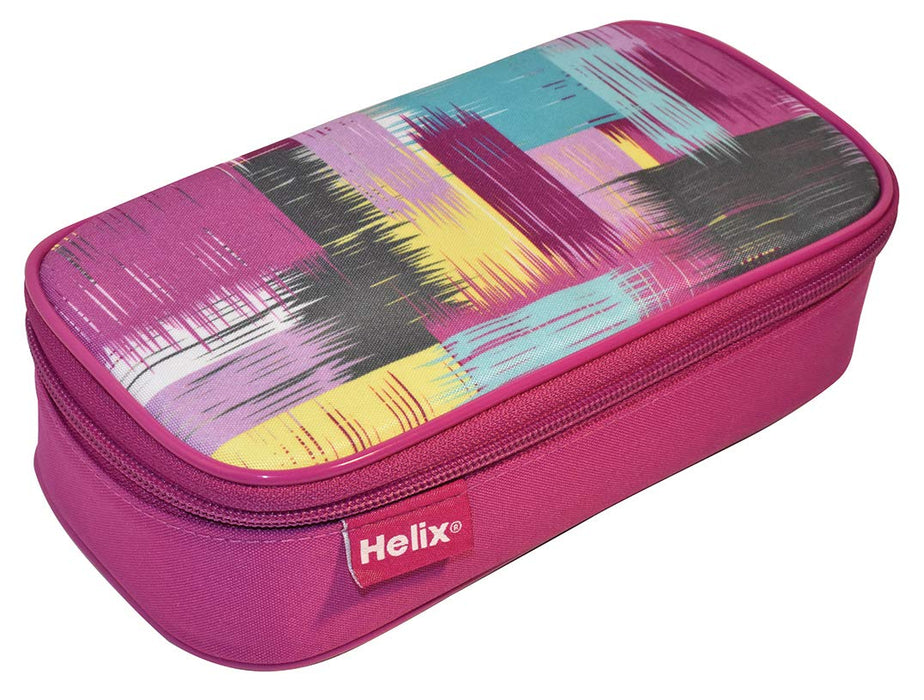 Helix Jumbo Pencil Case 11 x 6.2 x 22.8 cm Neon/Pink