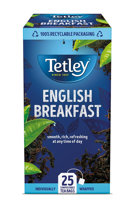 Tetley English Breakfast Tea Bags Pack of 25