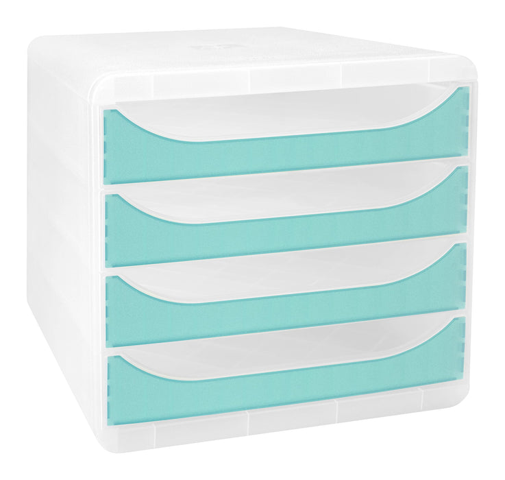 Exacompta Drawer Unit Plastic Turquoise