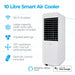 igenix Air Cooler IGFD7010WIFI White 27 x 26.4 x 77.7 cm 10 L Remote Control