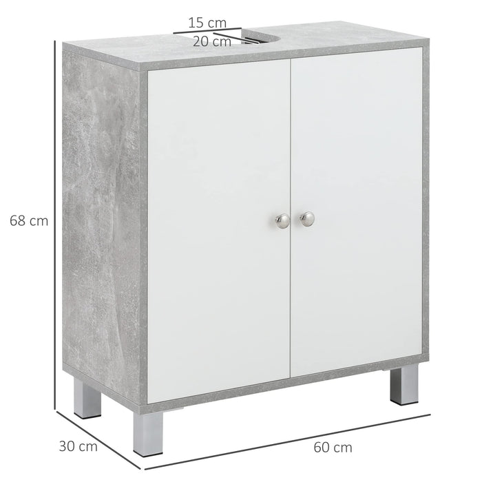 kleankin Bathroom Vanity White 300 x 680 mm