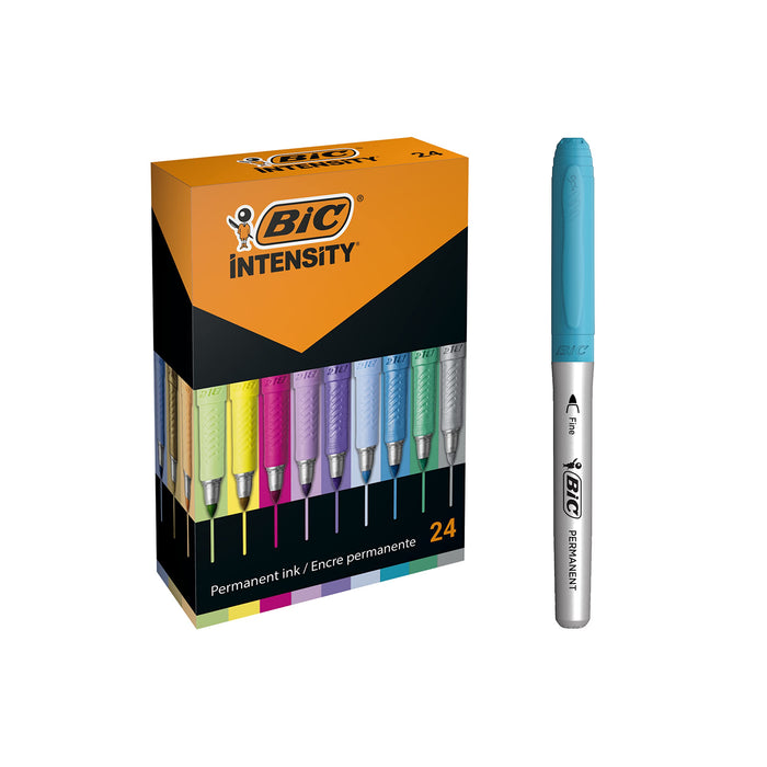 BIC Intensity Permanent Marker Assorted Pack of 24