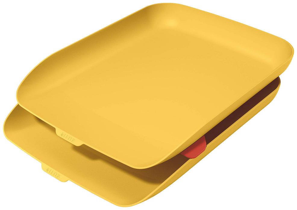 Leitz Letter Tray 53581019 Yellow Pack of 2