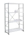 Alphason Bookcase with 3 Shelves Cabrini 760 x 300 x 1195 mm White