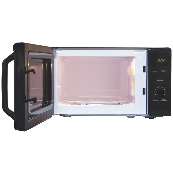 igenix IG2097 Digital Microwave Automatic Defrost Setting Metal Black