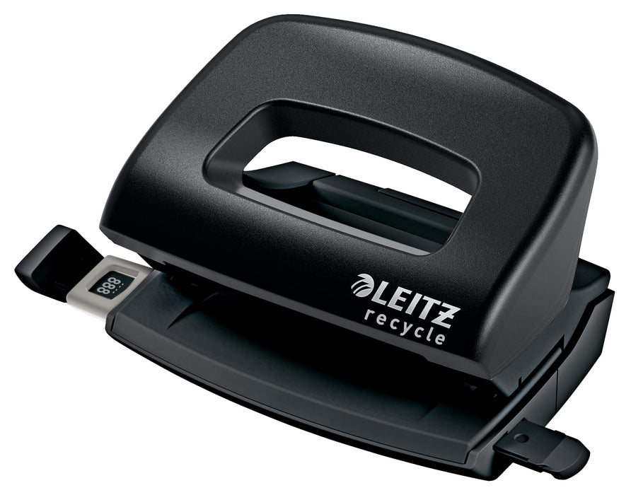 Leitz NeXXt Recycle Mini Hole Punch 10 Sheets Black - 50100095