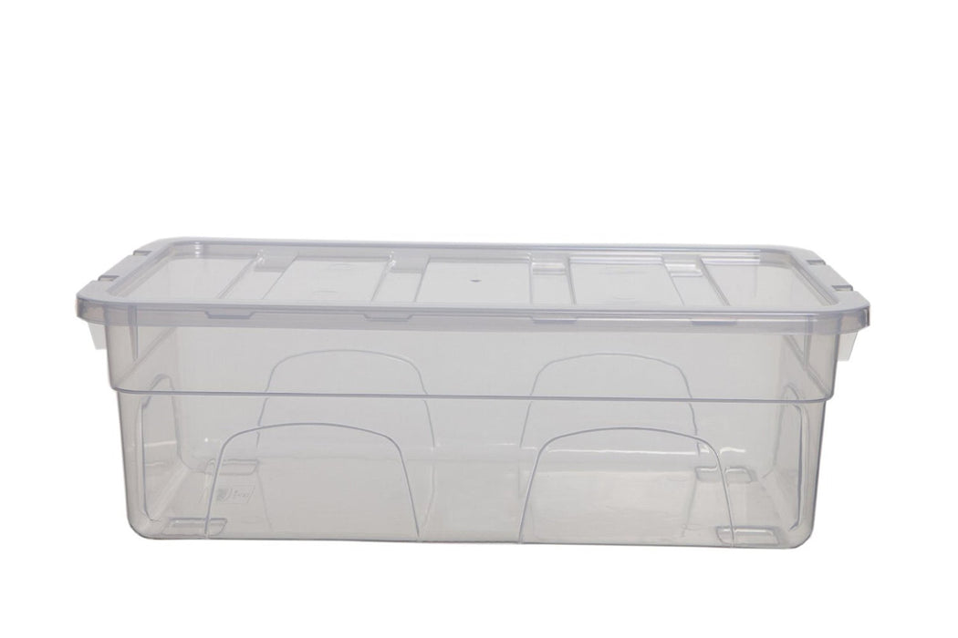 Whitefurze Spacemaster Storage Box + Lid 5 L Transparent 33 x 19 x 11 cm