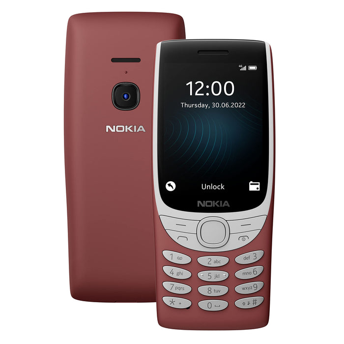 Nokia 8210 2.8 Inch 4G Dual SIM 48MB RAM 128MB Storage Mobile Phone Red