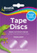 Bostik Ready Cut Tape Discs Clear (Pack 1440) - 30803764