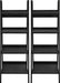 Alphason Bookcase with 4 Shelves 9482096COM 522 x 470 x 1524 mm Black