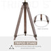 HOMCOM Floor Lamp Bronze 650 x 650 x 1,400 mm