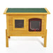 PawHut Cat House Earthy Yellow 515 mm x 700 mm x 600 mm