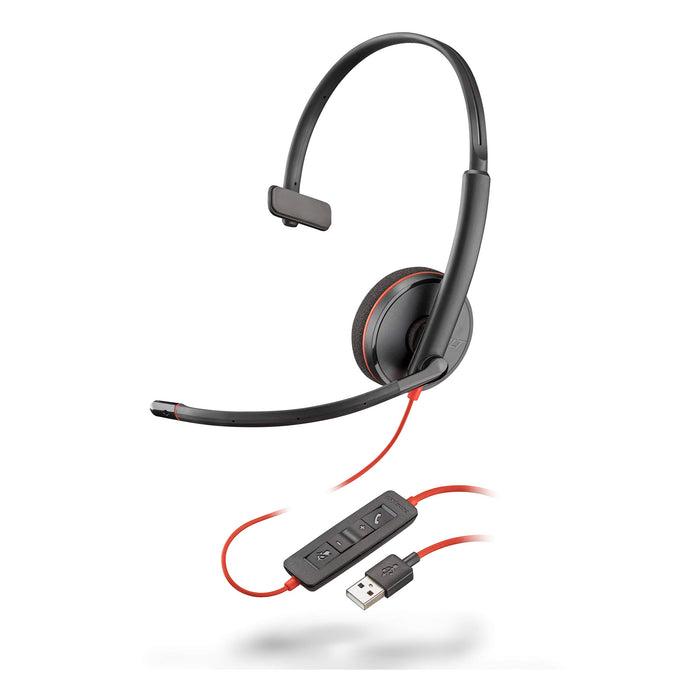 Poly Blackwire 3210 Office USB-A Wired Headset