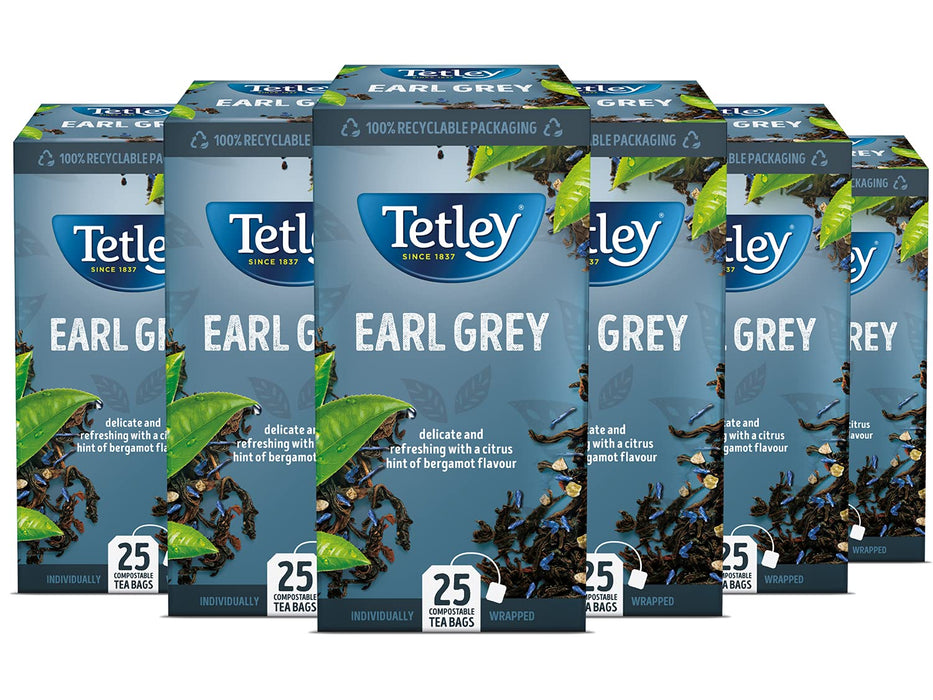 Tetley Earl Grey Tea Bags Pack of 25