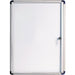 Bi-Office Enclore Indoor Budget Lockable Notice Board Magnetic 2 x A4 Wall Mounted 52.7 (W) x 35.4 (H) cm White