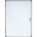 Bi-Office Enclore Earth Lockable Notice Board Magnetic 4 x A4 Wall Mounted 50 (W) x 67.4 (H) cm White