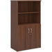 Dams International Combination Unit with Lockable Door and 3 Shelves Universal 800 x 470 x 1440 mm Walnut