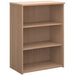 Dams International Bookcase with 2 Shelves Universal 800 x 470 x 1090 mm Beech