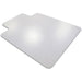 Office Depot Chair Mat PVC (Polyvinyl Chloride) Standard Lipped, Rectangular Transparent 120 x 90 cm