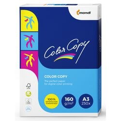 Color Copy A3 Printer Paper White 160 gsm Satin 250 Sheets