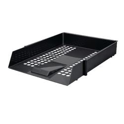 Niceday Letter Tray A2B Plastic Black 25.6 x 35 x 6.7 cm