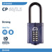 SQUIRE Combination Padlock CP60/2.5 Hardened Steel