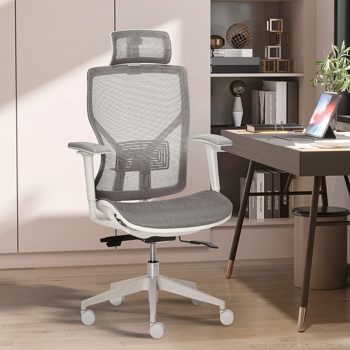 Vinsetto Ergonomic Office Chair Mesh 3D Grey