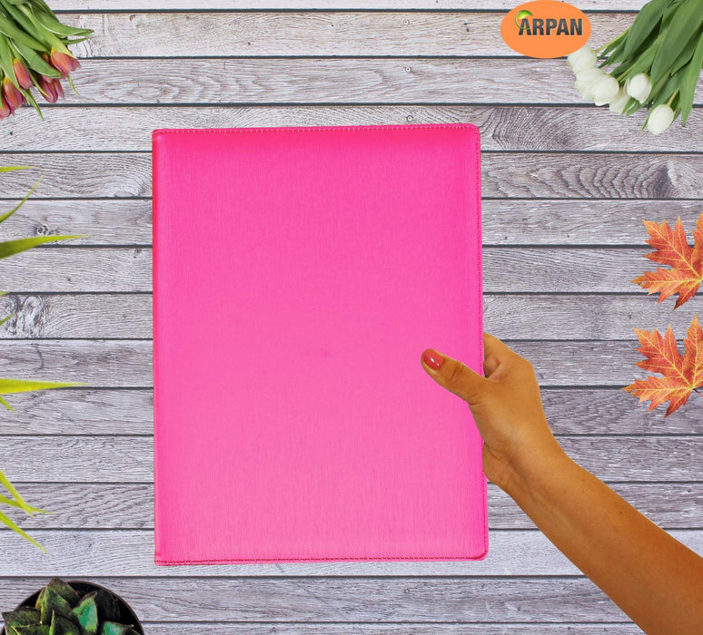 ARPAN Display Book A4 Pink 24 Pockets