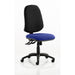 Dynamic Independent Seat & Back Task Operator Chair Without Arms Eclipse Plus XL III Black Back, Tansy Purple Seat Without Headrest High Back