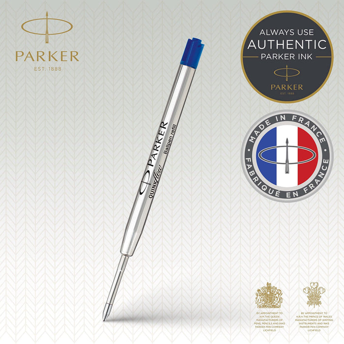 Parker Ballpoint Pen Refill 1950373 Blue Pack 2