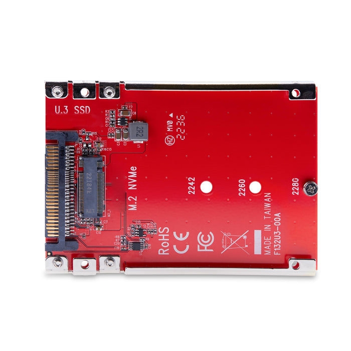 StarTech.com M.2 to U.3 Adapter For M.2 NVMe Solid State Drives