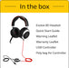 Jabra Evolve 80 UC stereo - Headset - full size - wired - active noise cancelling - 3.5 mm jack