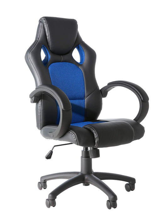 Alphason Office Chair Daytona with Adjustable Seat Black, Blue