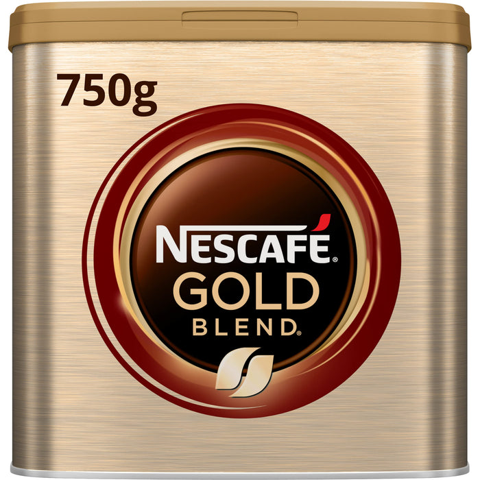 Nescafe Gold Blend Rich & Smooth Caffeinated Instant Coffee Can Medium 750 g