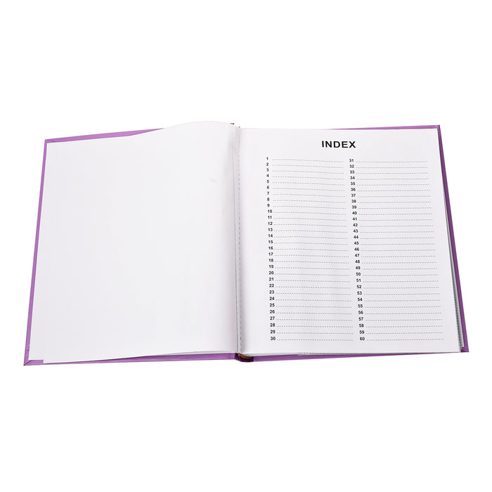 ARPAN Photo Album AL-9141-X2 120 5 x7 '' Pictures Purple Pack of 2