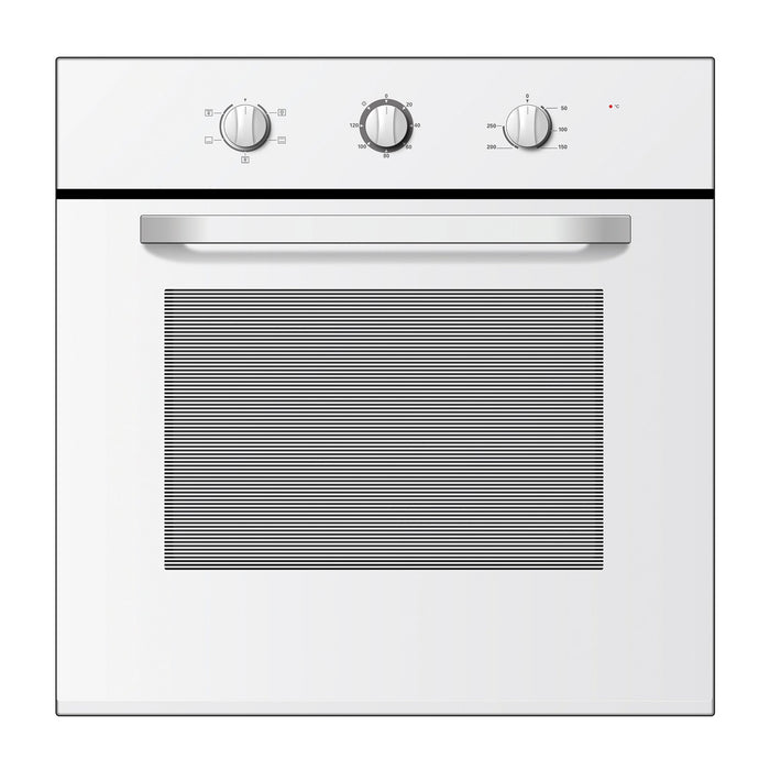 Statesman Built-In BSF60WH Fan Oven 4 Cooking Function Metal White