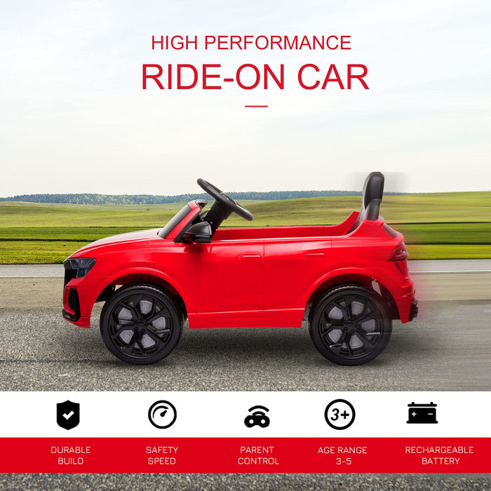 HOMCOM Ride On Car with MP3 Red