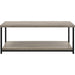 Alphason Rectangular Coffee Table with Grey Oak Coloured MDF Top and Grey Oak Coloured Frame 5049096PCOM 1049 x 500 x 399mm