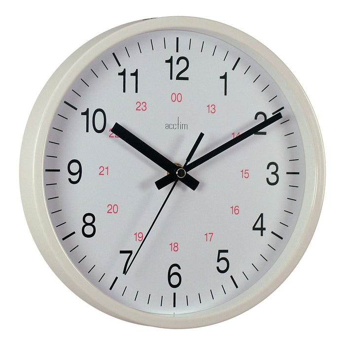 Acctim Wall Clock 21202 35.5 x 35.5 x 5.1 x 35.5 cm White