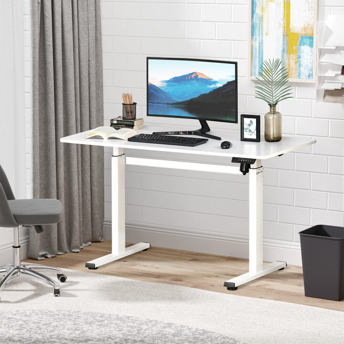 Vinsetto Sit Stand Desk White 1,400 x 600 x 720 - 1,220 mm